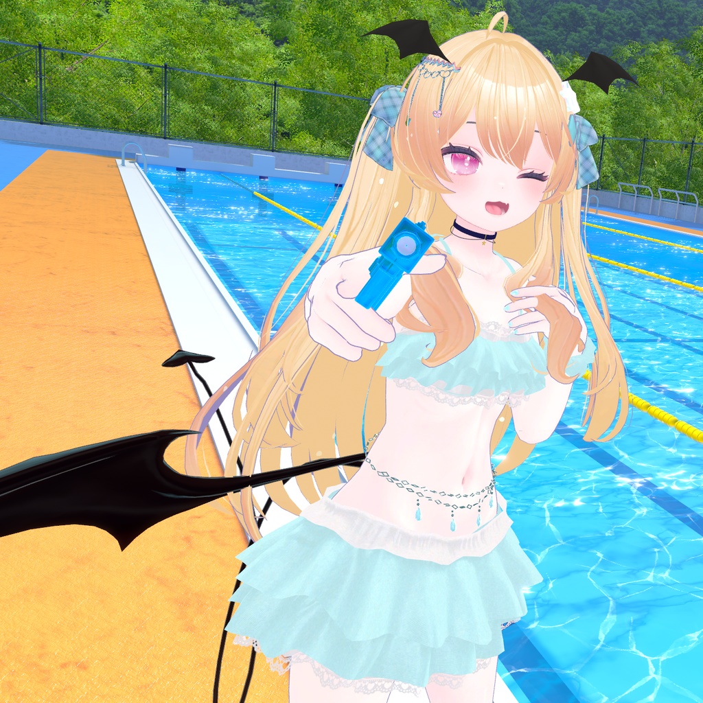 あまとうさぎ&ももね対応衣装『普通のフリル水着』