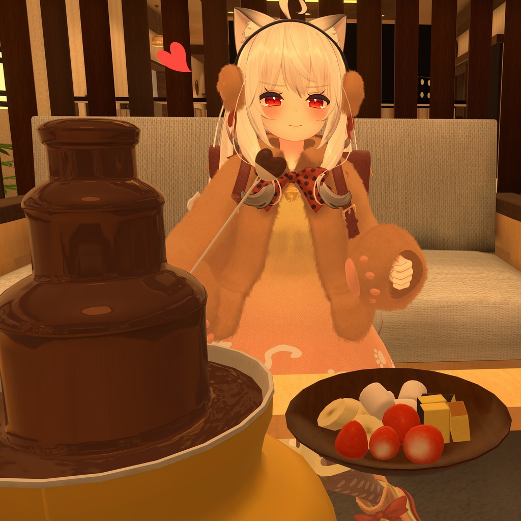 『PuffyCat パフィーキャット』複数アバター対応衣装