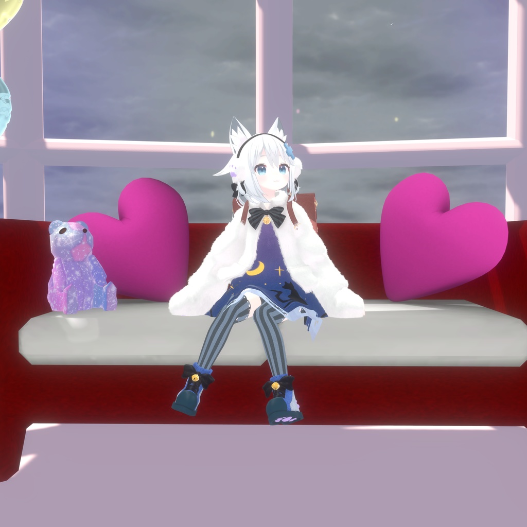 『PuffyCat パフィーキャット』複数アバター対応衣装