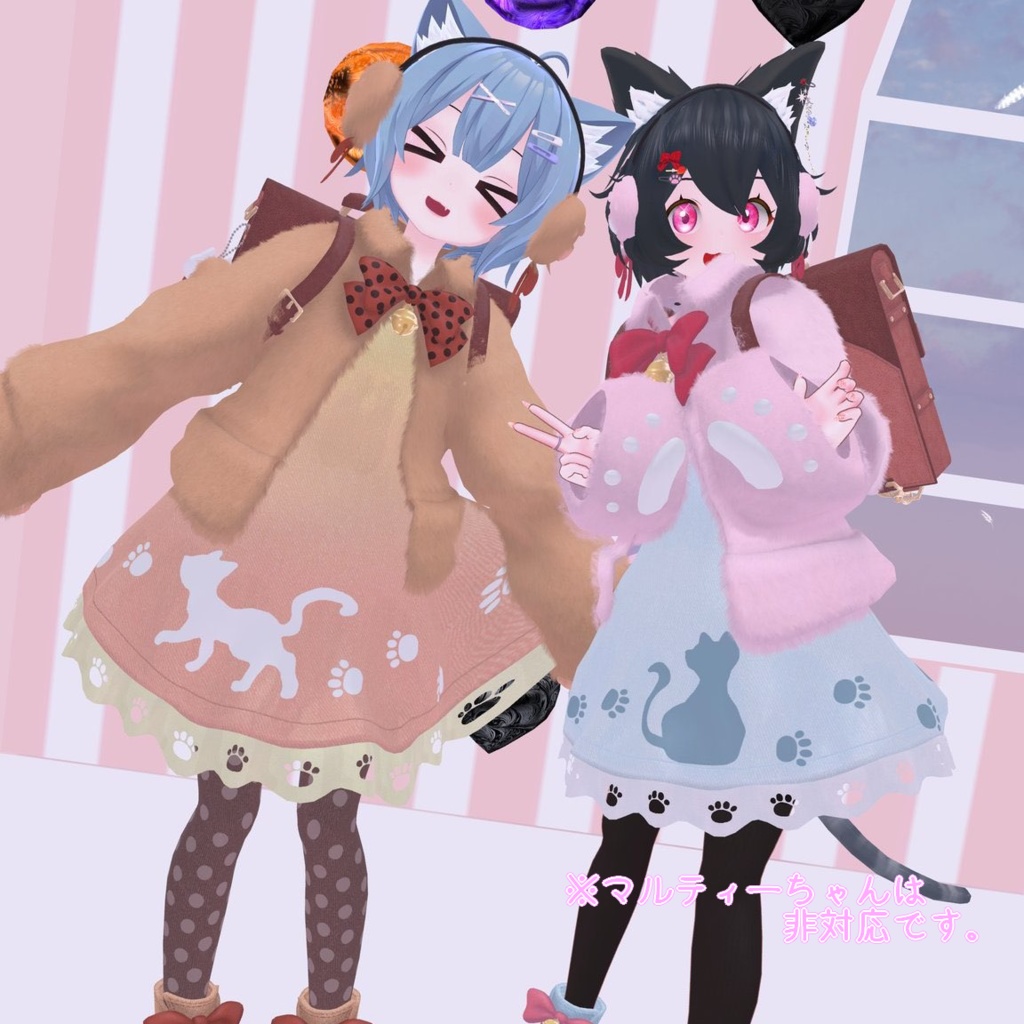 『PuffyCat パフィーキャット』複数アバター対応衣装
