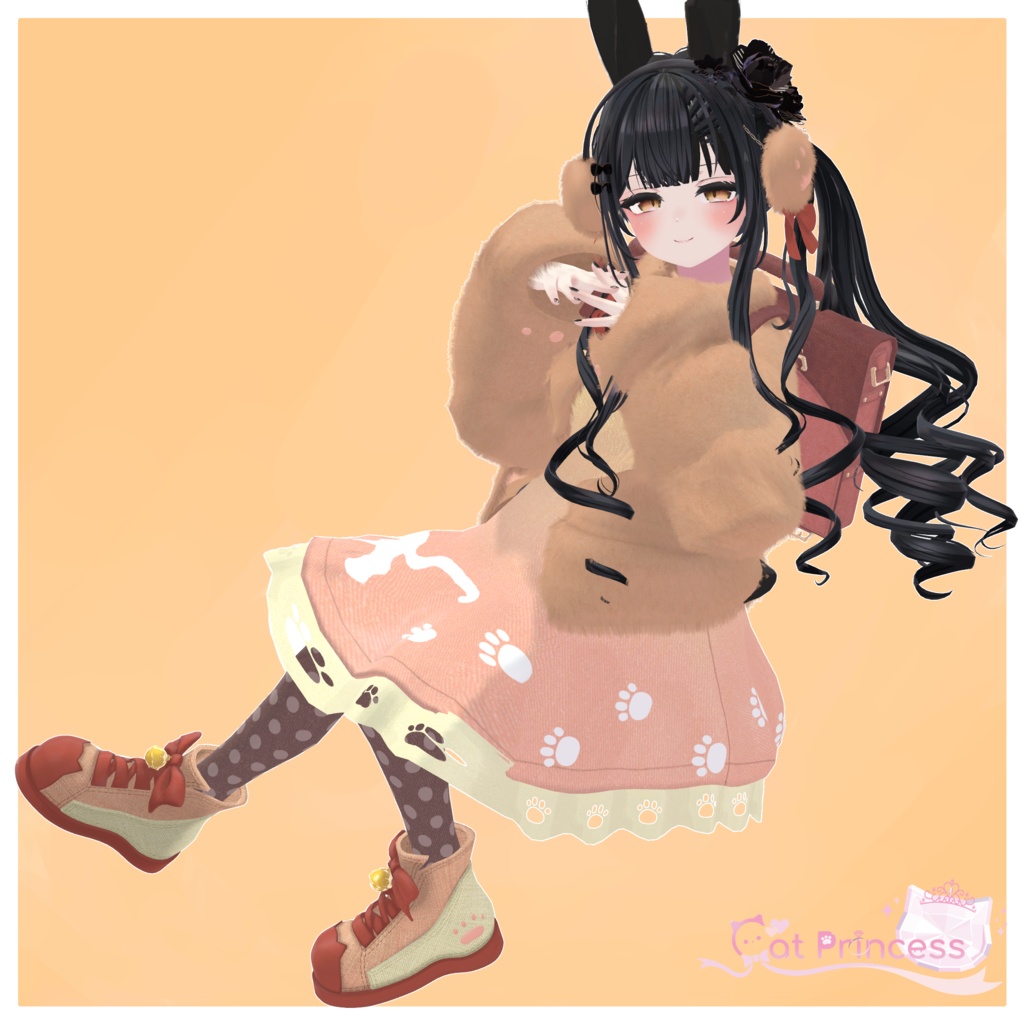 『PuffyCat パフィーキャット』複数アバター対応衣装