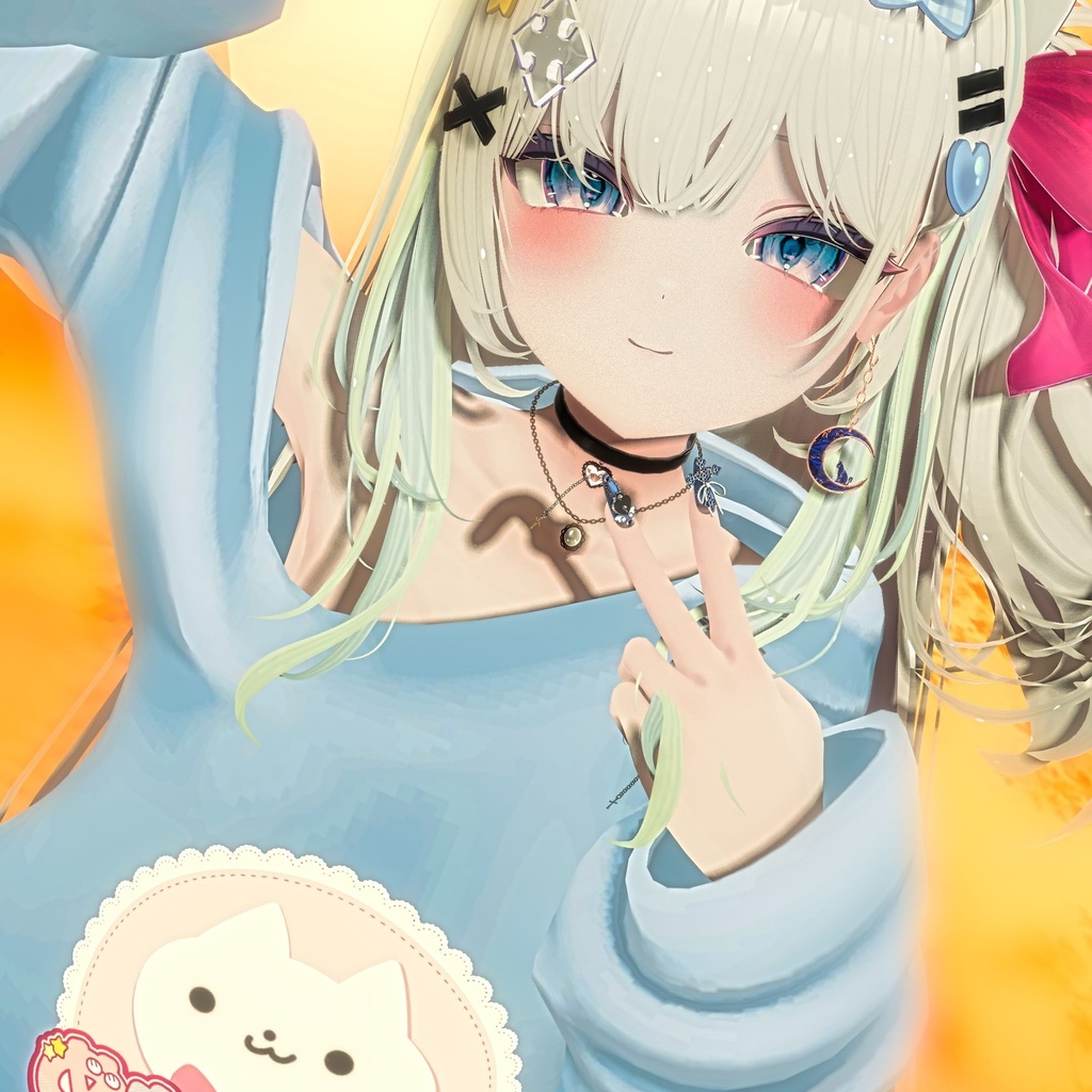 『だらりんパジャマ』複数アバター対応衣装