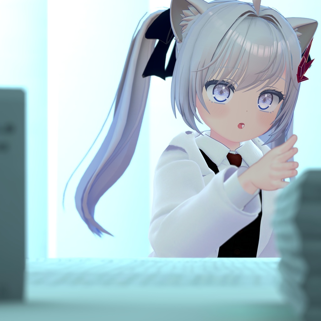 『ももね -Momone-』CatPrincess オリジナル3Dモデル #Momone3D 【もちふぃった~対応】