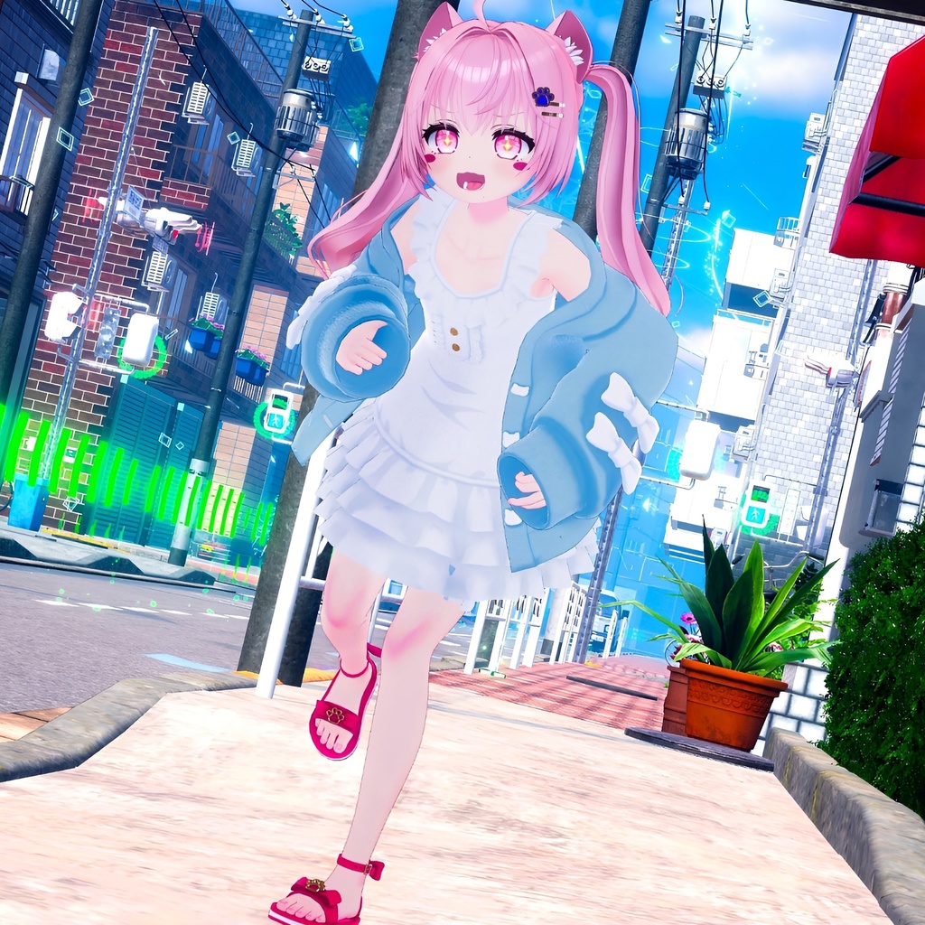 『ももね -Momone-』CatPrincess オリジナル3Dモデル #Momone3D 【もちふぃった~対応】