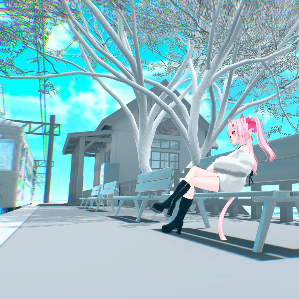 CP新作アバター『ももね -Momone-』過去作対応13点セット【VRChat】