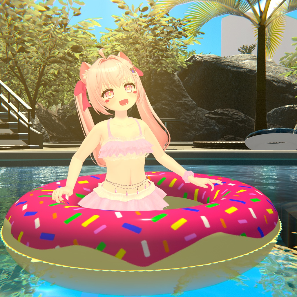 CP新作アバター『ももね -Momone-』過去作対応13点セット【VRChat】