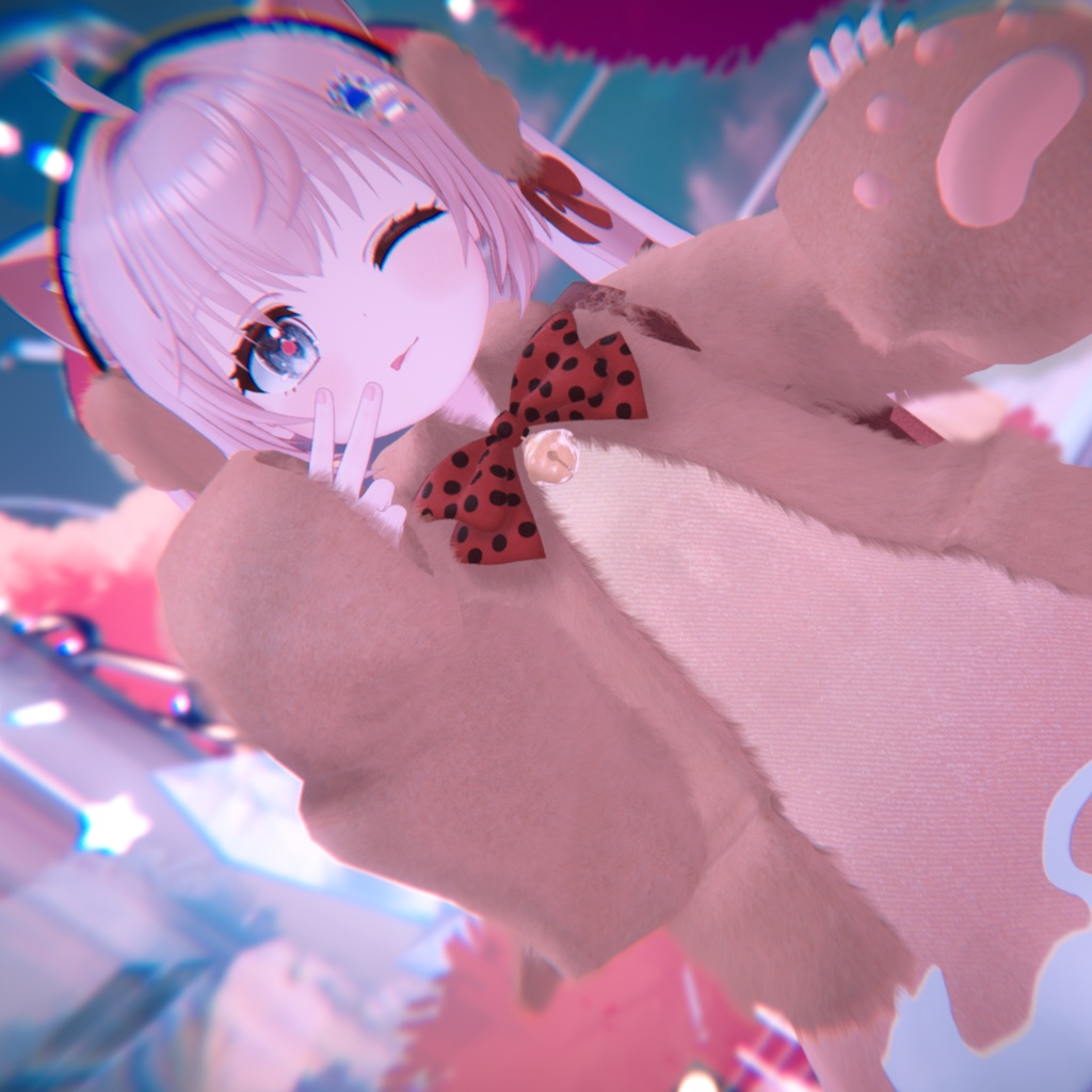 CP新作アバター『ももね -Momone-』過去作対応13点セット【VRChat】