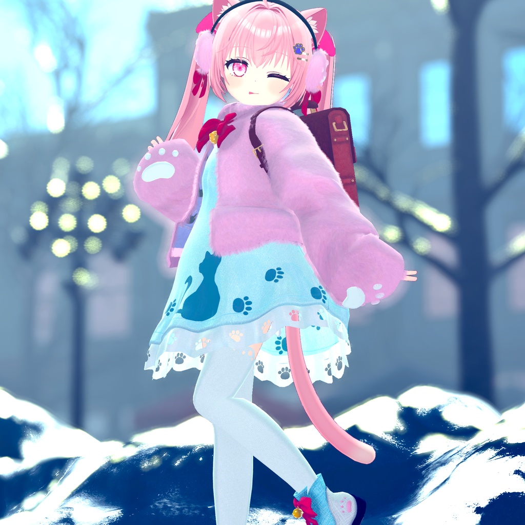 CP新作アバター『ももね -Momone-』過去作対応13点セット【VRChat】