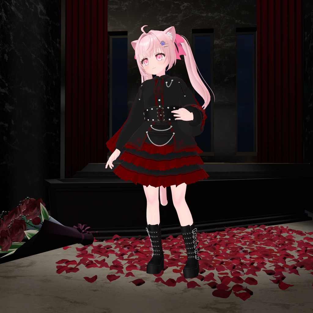 CP新作アバター『ももね -Momone-』過去作対応13点セット【VRChat】