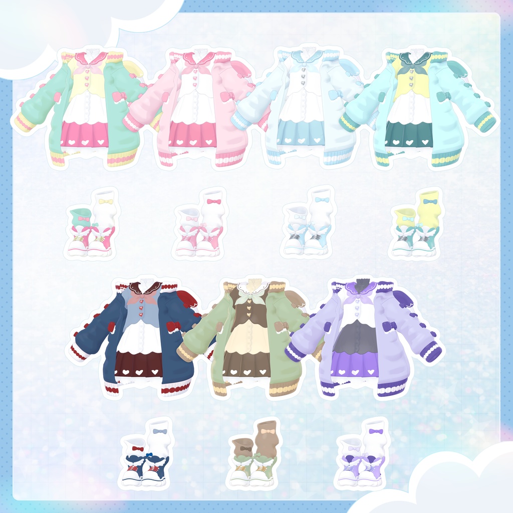 天使界隈『SailorTenshi せーらー天使』複数アバター対応衣装