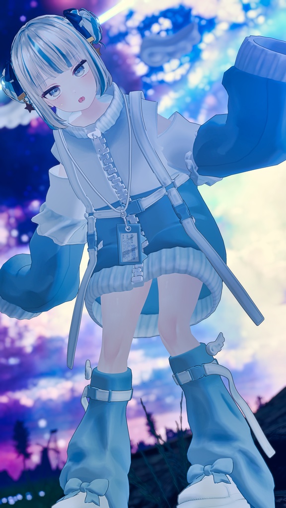 天使界隈シリーズ『JerseyTenshi じゃーじ天使』複数アバター対応衣装