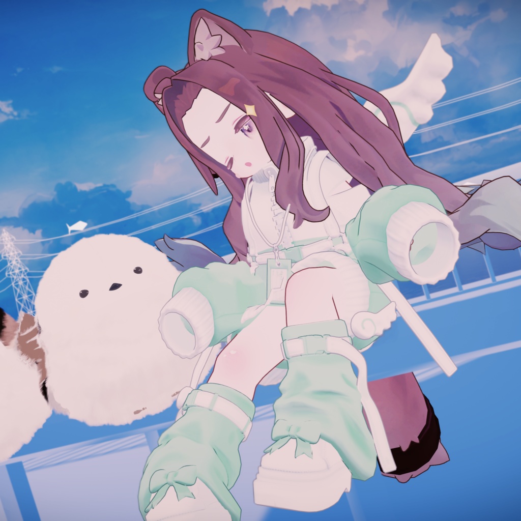 天使界隈シリーズ『JerseyTenshi じゃーじ天使』複数アバター対応衣装