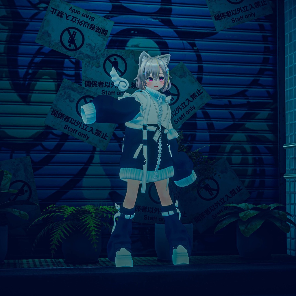 天使界隈シリーズ『JerseyTenshi じゃーじ天使』複数アバター対応衣装