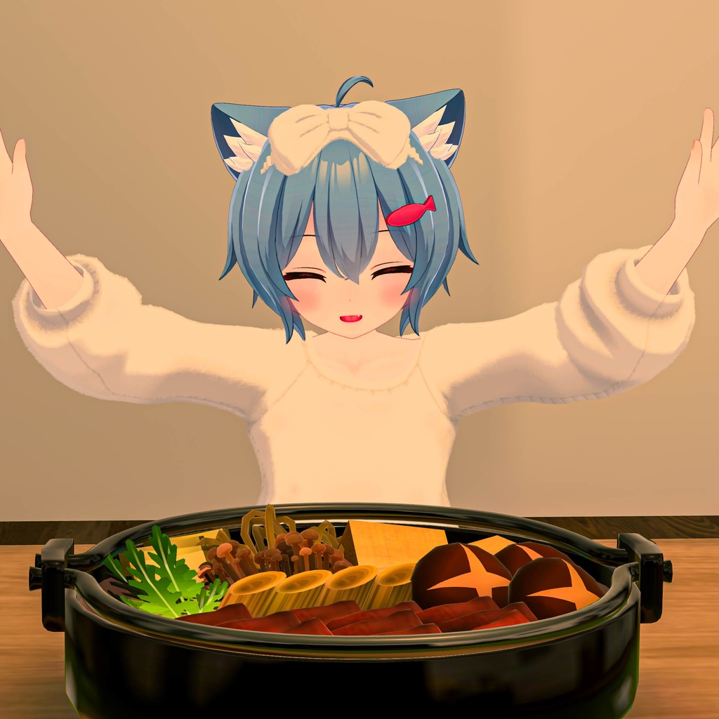 『もこもこルームウェア』複数アバター対応衣装