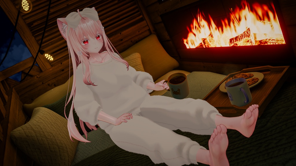 『もこもこルームウェア』複数アバター対応衣装