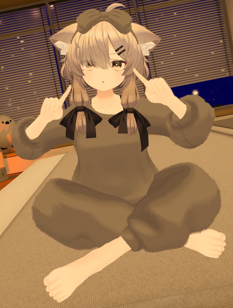 『もこもこルームウェア』複数アバター対応衣装