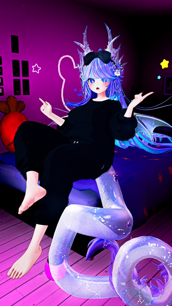 『もこもこルームウェア』複数アバター対応衣装