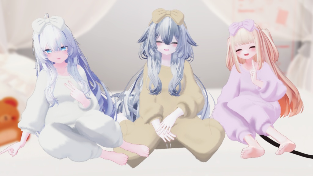 『もこもこルームウェア』複数アバター対応衣装