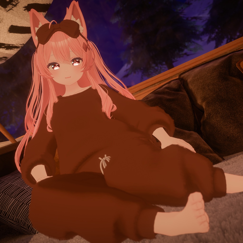 『もこもこルームウェア』複数アバター対応衣装