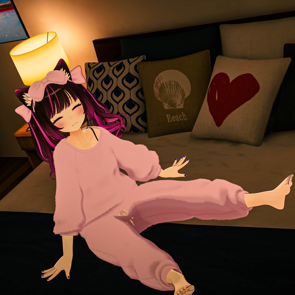 『もこもこルームウェア』複数アバター対応衣装