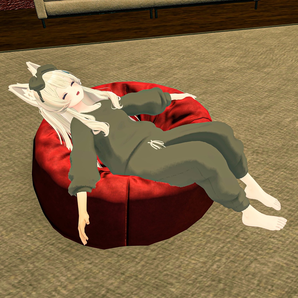 『もこもこルームウェア』複数アバター対応衣装