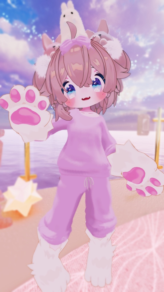 『もこもこルームウェア』複数アバター対応衣装