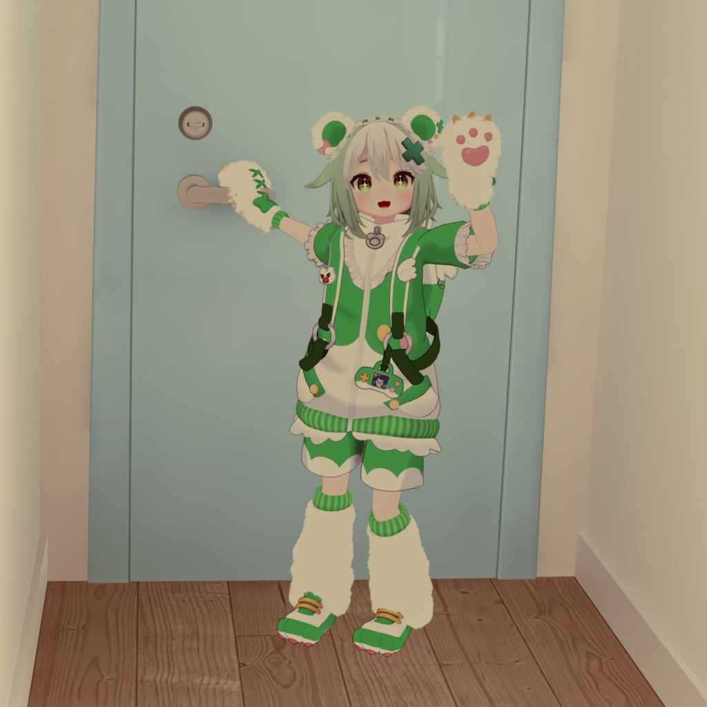 天使界隈シリーズ『Kumakko Tenshi くまっこ天使』複数アバター対応衣装