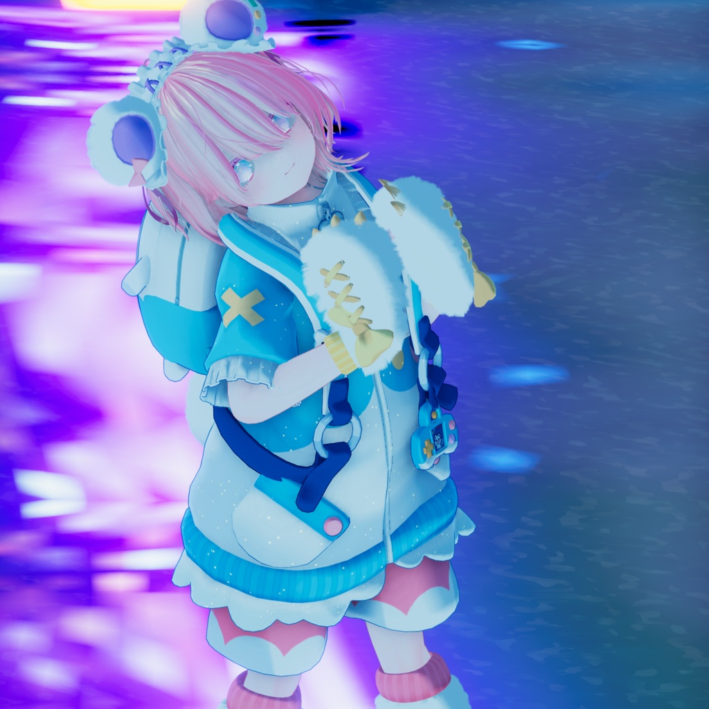 天使界隈シリーズ『Kumakko Tenshi くまっこ天使』複数アバター対応衣装