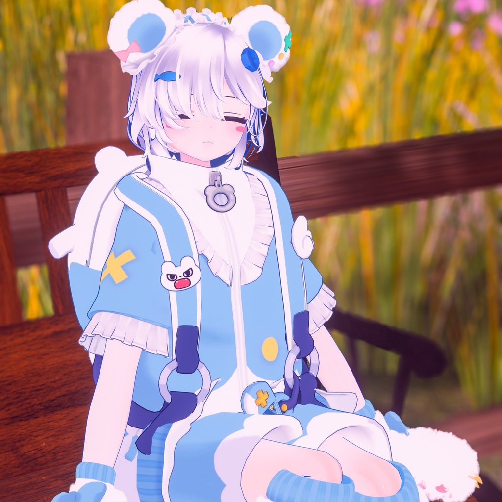 天使界隈シリーズ『Kumakko Tenshi くまっこ天使』複数アバター対応衣装