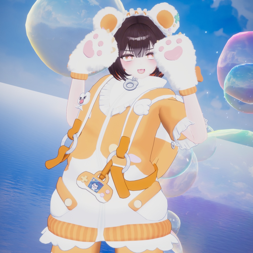 天使界隈シリーズ『Kumakko Tenshi くまっこ天使』複数アバター対応衣装