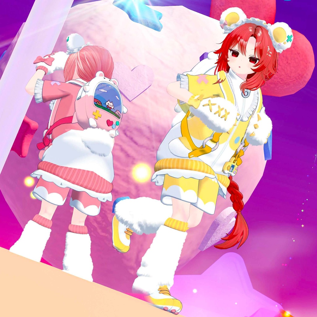 天使界隈シリーズ『Kumakko Tenshi くまっこ天使』複数アバター対応衣装