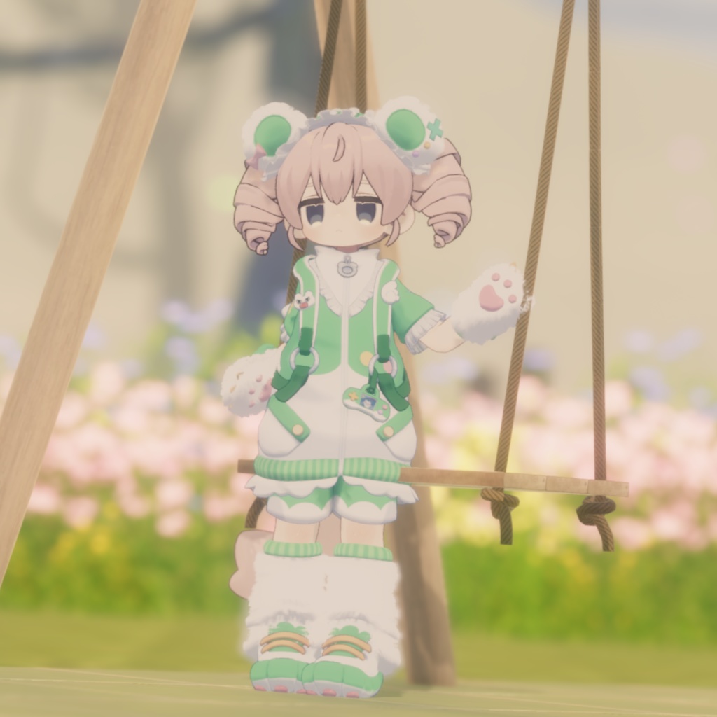 天使界隈シリーズ『Kumakko Tenshi くまっこ天使』複数アバター対応衣装