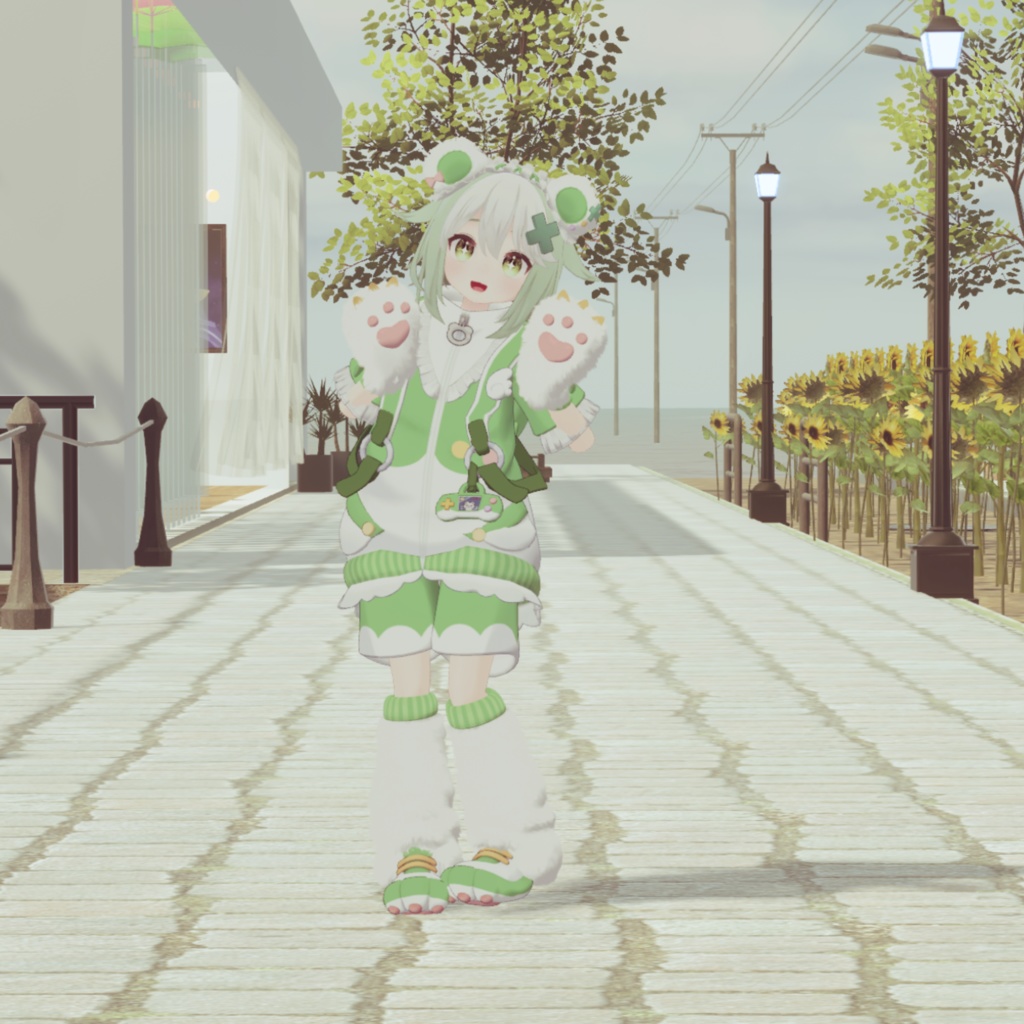 天使界隈シリーズ『Kumakko Tenshi くまっこ天使』複数アバター対応衣装