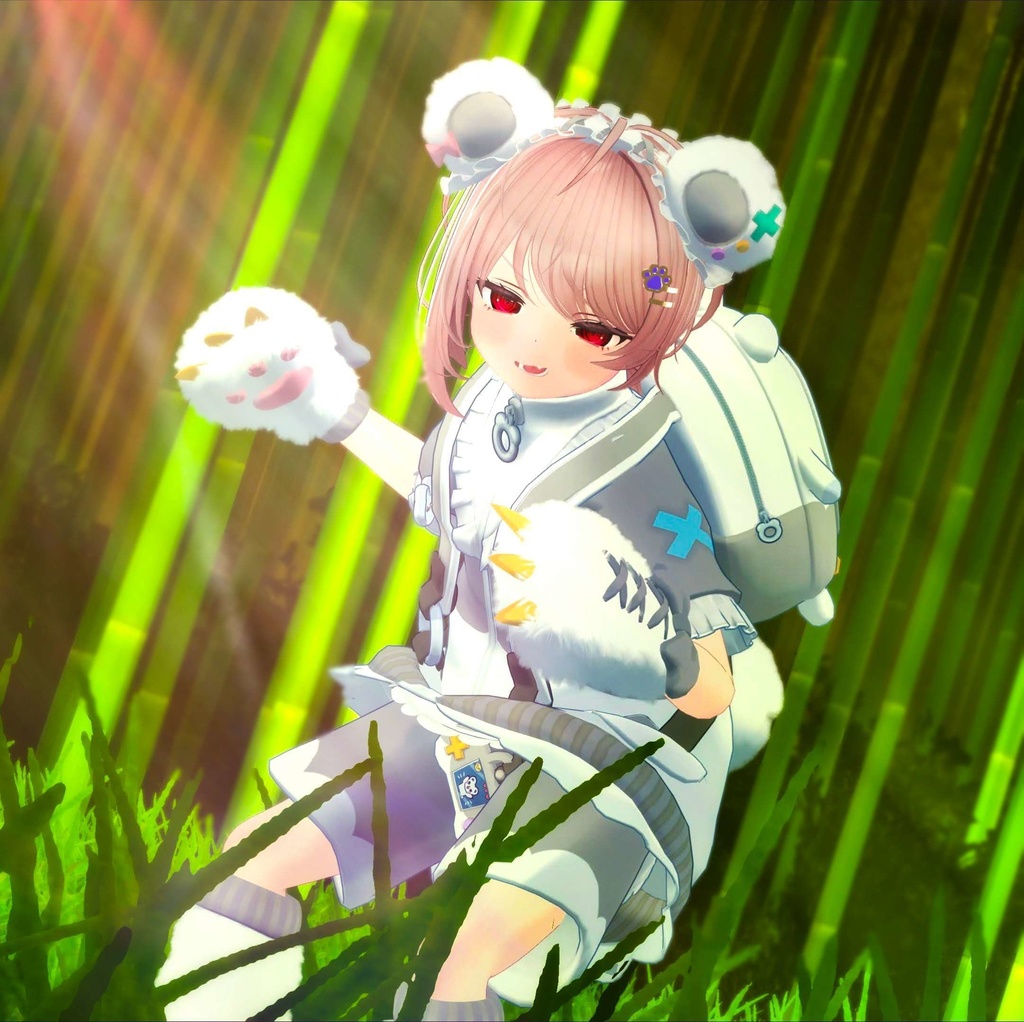 天使界隈シリーズ『Kumakko Tenshi くまっこ天使』複数アバター対応衣装