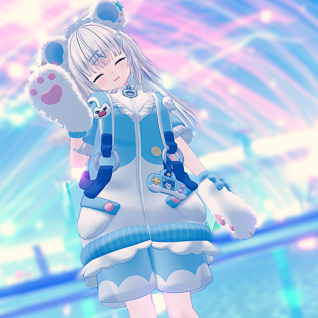 天使界隈シリーズ『Kumakko Tenshi くまっこ天使』複数アバター対応衣装