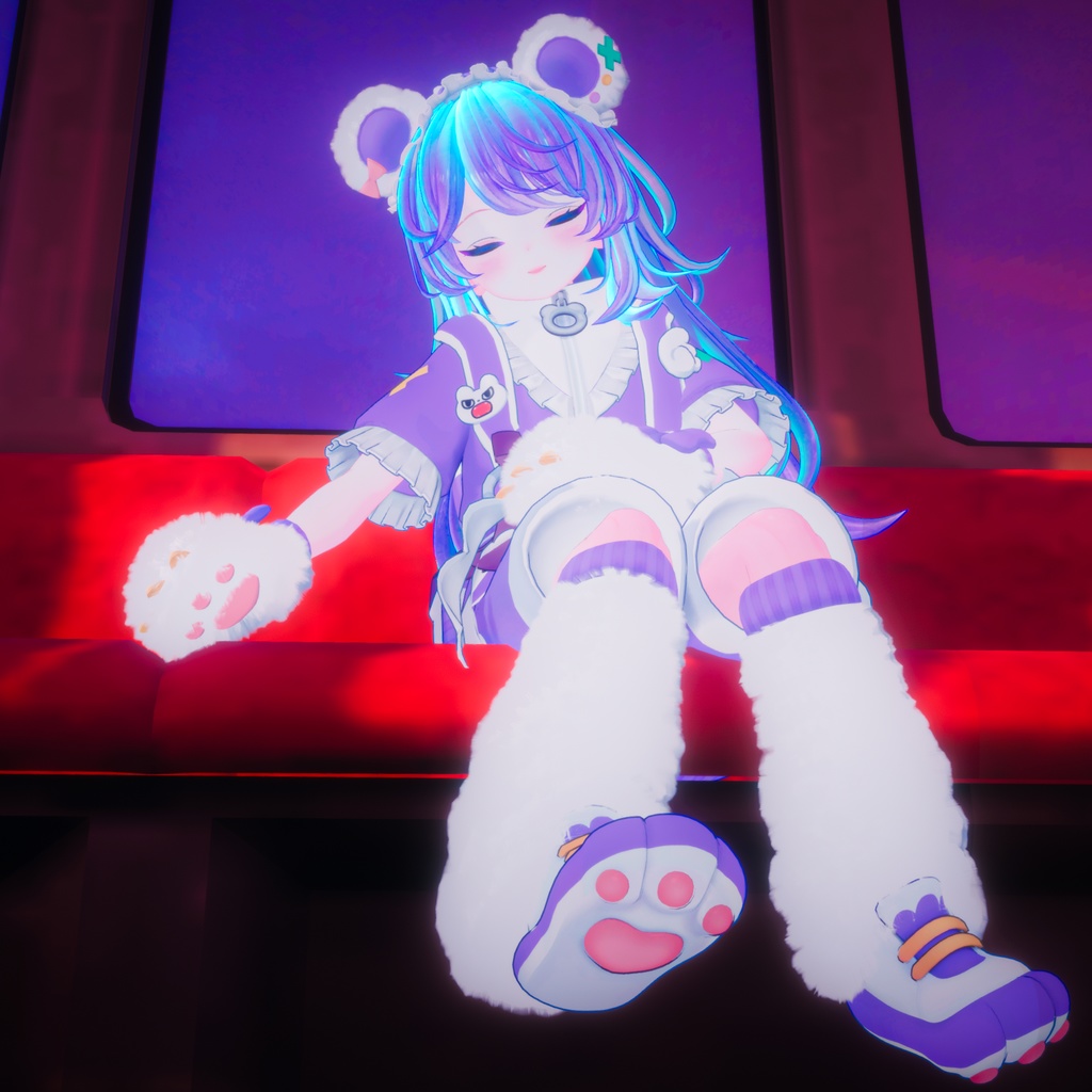 天使界隈シリーズ『Kumakko Tenshi くまっこ天使』複数アバター対応衣装