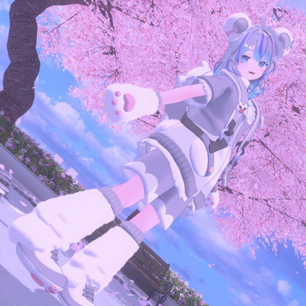 天使界隈シリーズ『Kumakko Tenshi くまっこ天使』複数アバター対応衣装