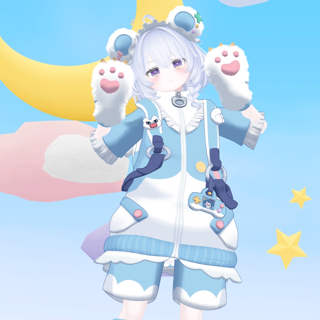 天使界隈シリーズ『Kumakko Tenshi くまっこ天使』複数アバター対応衣装