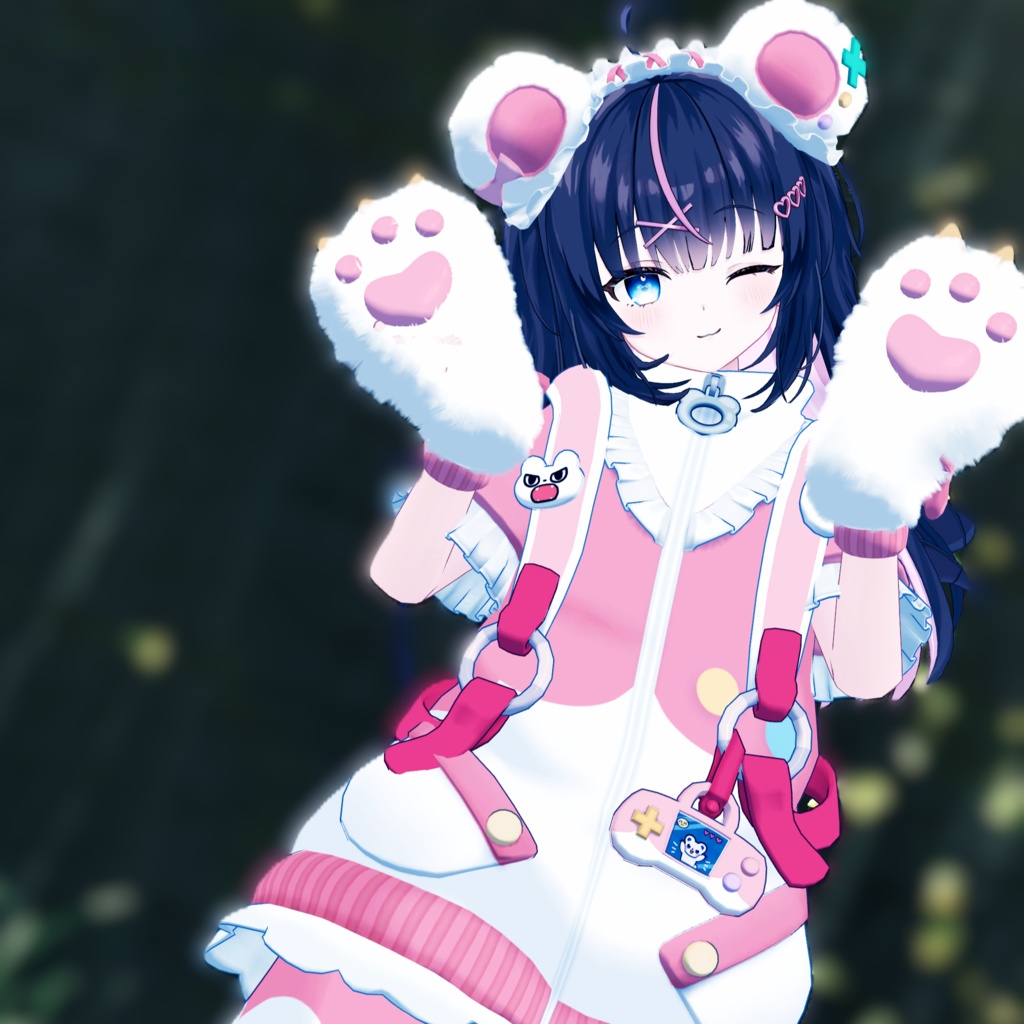 天使界隈シリーズ『Kumakko Tenshi くまっこ天使』複数アバター対応衣装