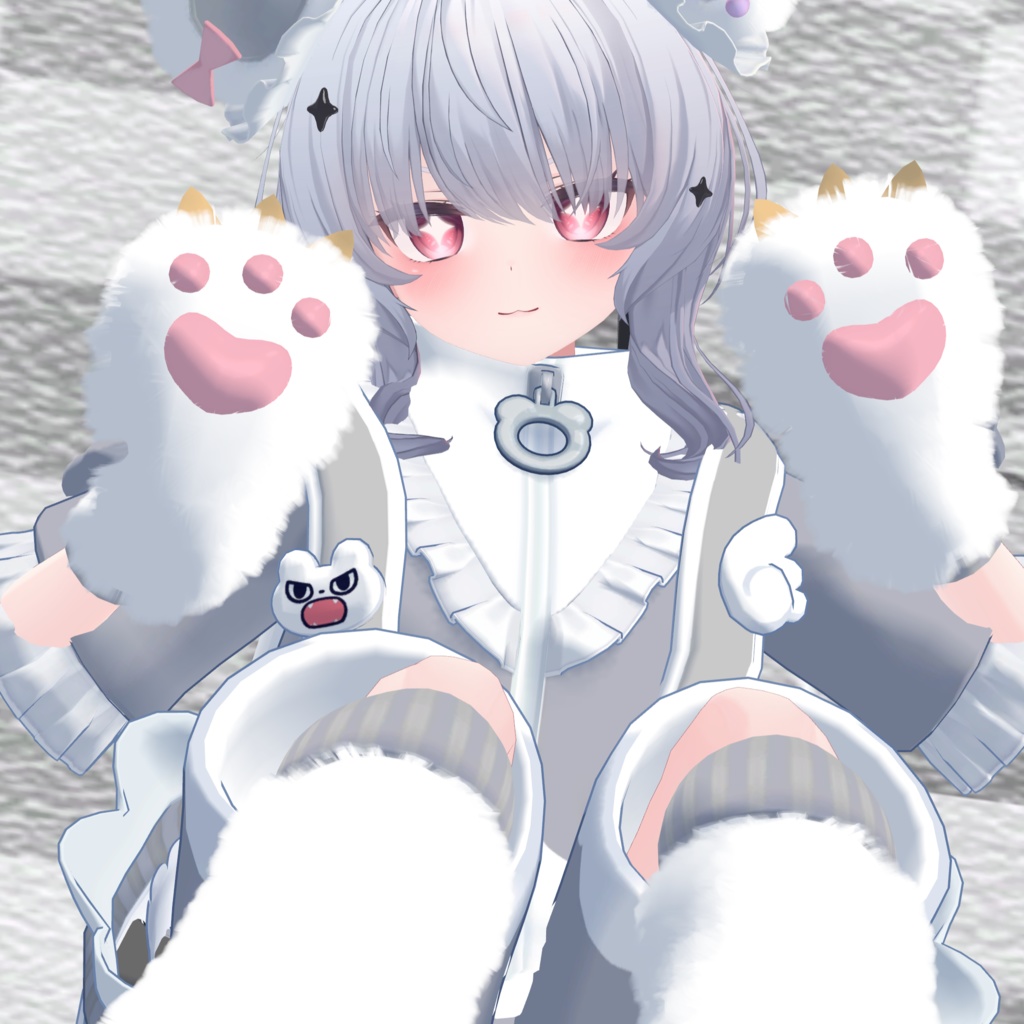 天使界隈シリーズ『Kumakko Tenshi くまっこ天使』複数アバター対応衣装