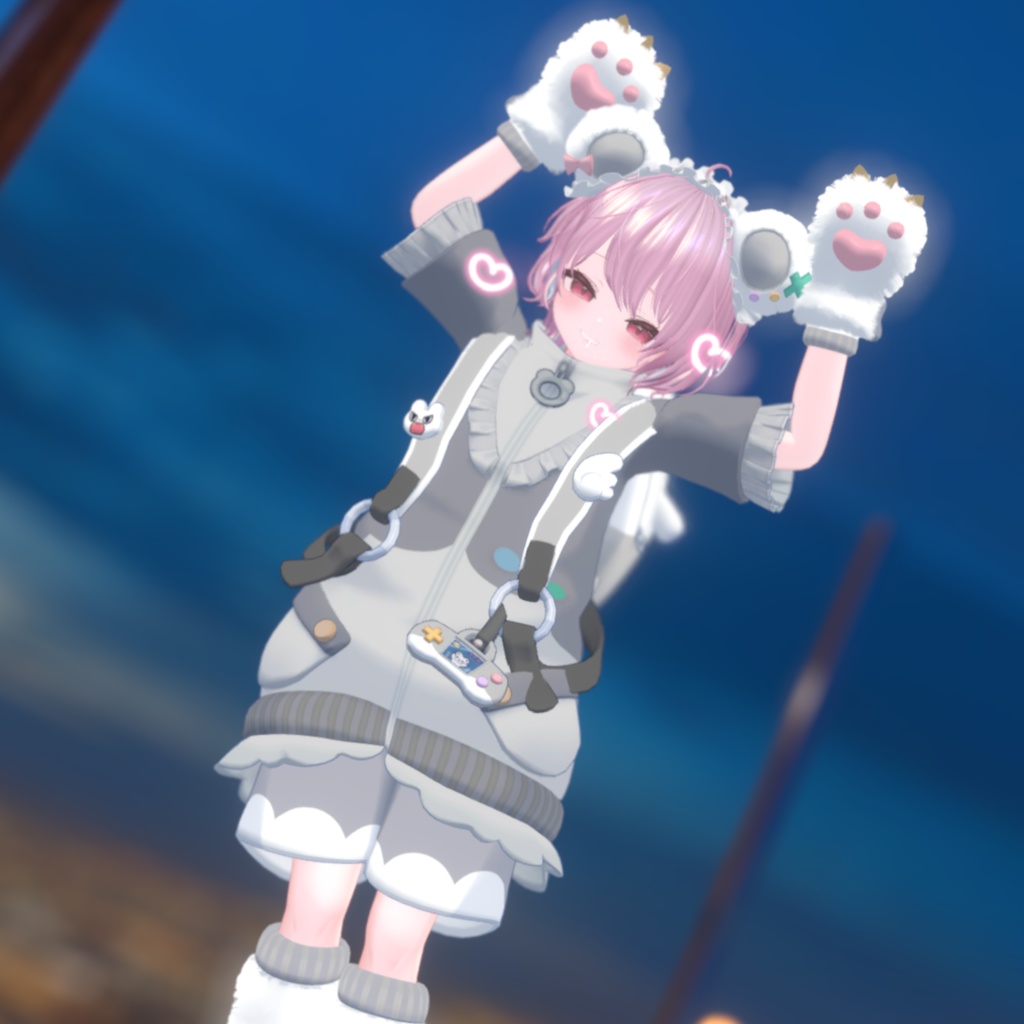 天使界隈シリーズ『Kumakko Tenshi くまっこ天使』複数アバター対応衣装