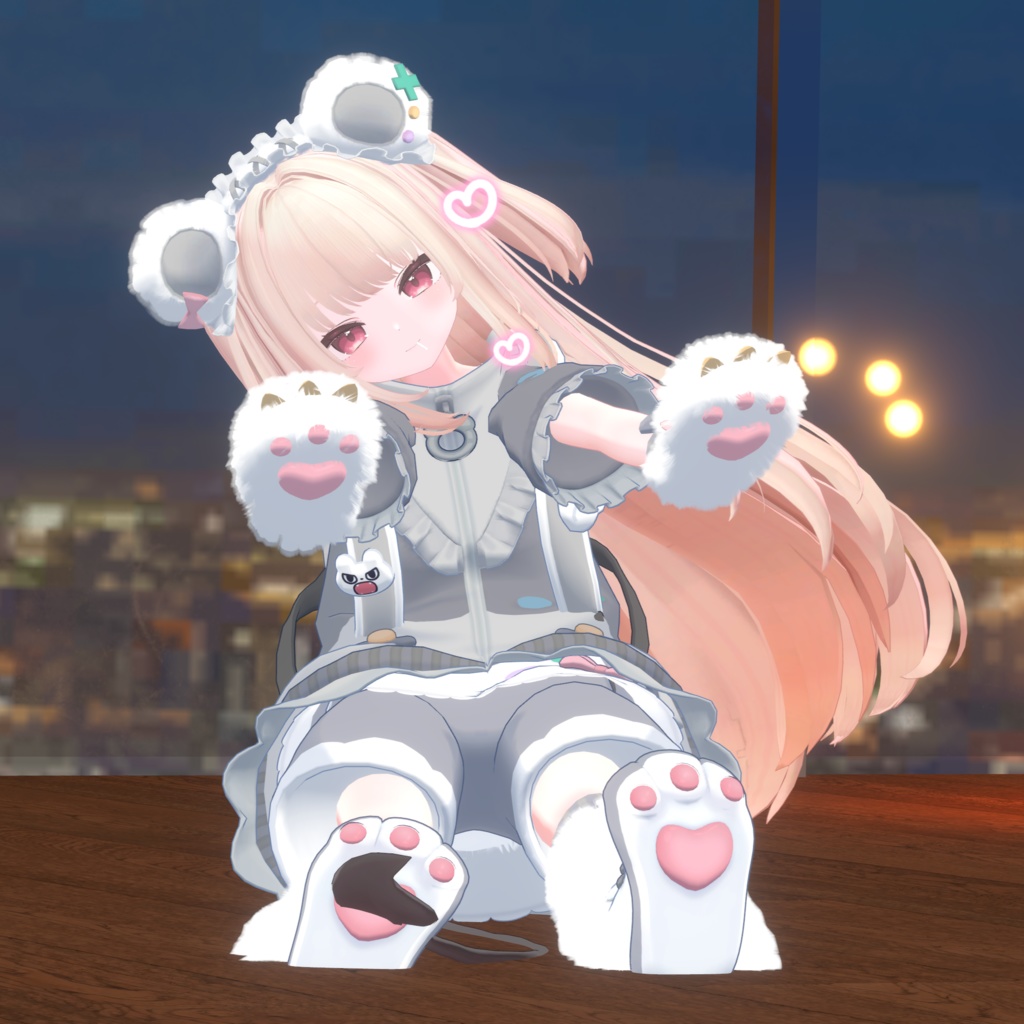 天使界隈シリーズ『Kumakko Tenshi くまっこ天使』複数アバター対応衣装