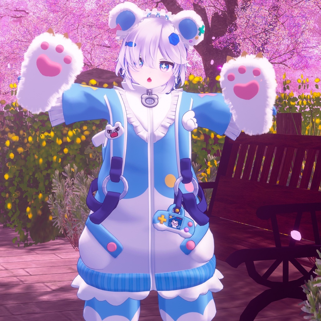 天使界隈シリーズ『Kumakko Tenshi くまっこ天使』複数アバター対応衣装