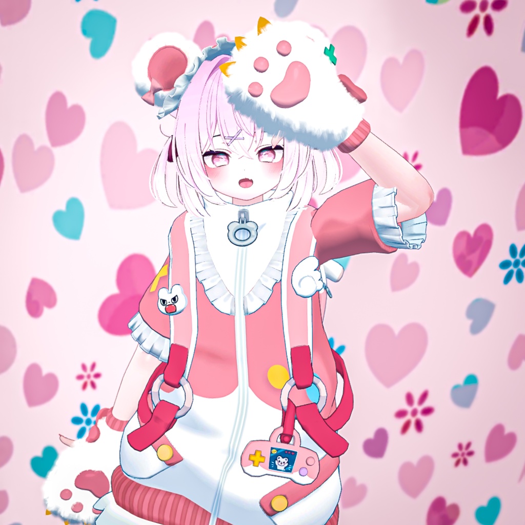 天使界隈シリーズ『Kumakko Tenshi くまっこ天使』複数アバター対応衣装