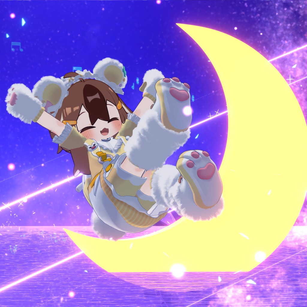 天使界隈シリーズ『Kumakko Tenshi くまっこ天使』複数アバター対応衣装