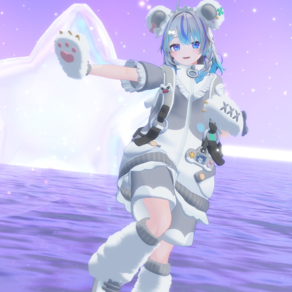 天使界隈シリーズ『Kumakko Tenshi くまっこ天使』複数アバター対応衣装