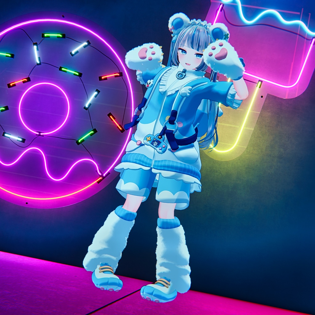 天使界隈シリーズ『Kumakko Tenshi くまっこ天使』複数アバター対応衣装