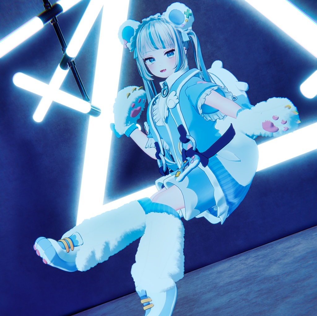 天使界隈シリーズ『Kumakko Tenshi くまっこ天使』複数アバター対応衣装