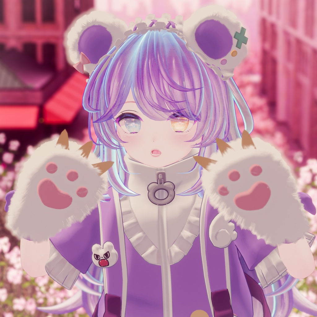 天使界隈シリーズ『Kumakko Tenshi くまっこ天使』複数アバター対応衣装