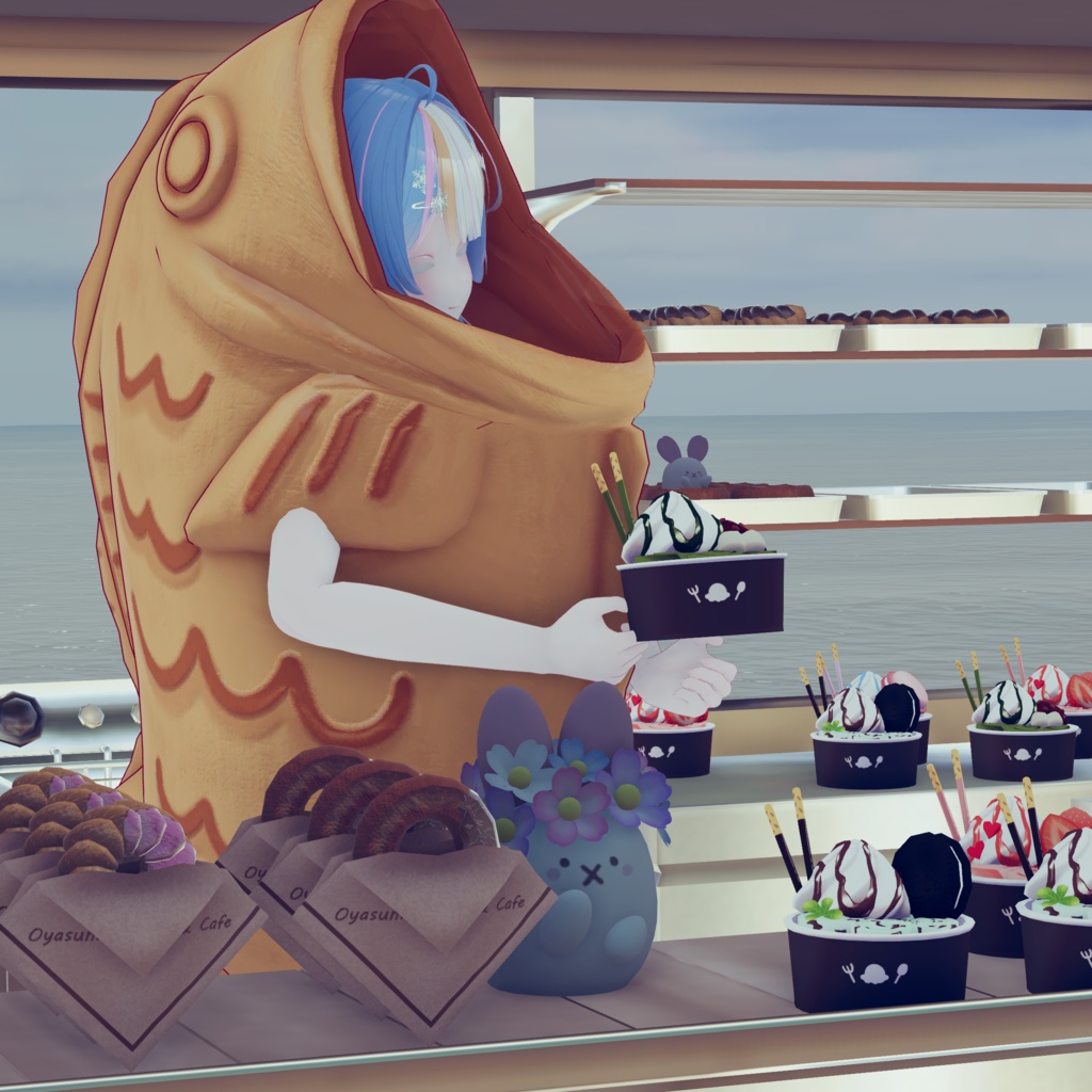 『たい焼きぐるみ』複数アバターセミ対応